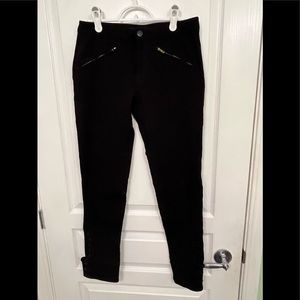 Marc by Marc Jacobs Women’s Black Rayon Blend Jeggings With Many Details Size 6